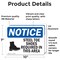 Signmission 7 in Height, 10 in Width, Vinyl Decal, Rectangle OS-2PACK-NS-D-710-L-16620 - alternate 2
